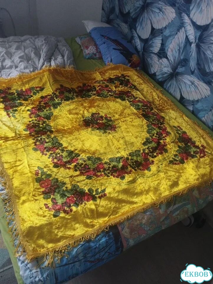 Скатерти плюш СССР фото 3