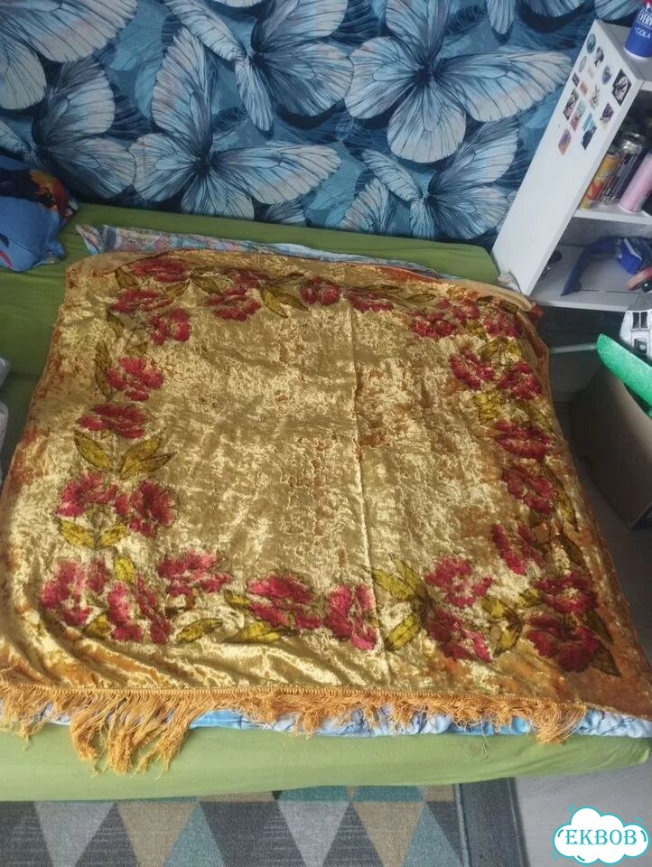 Скатерти плюш СССР фото 5