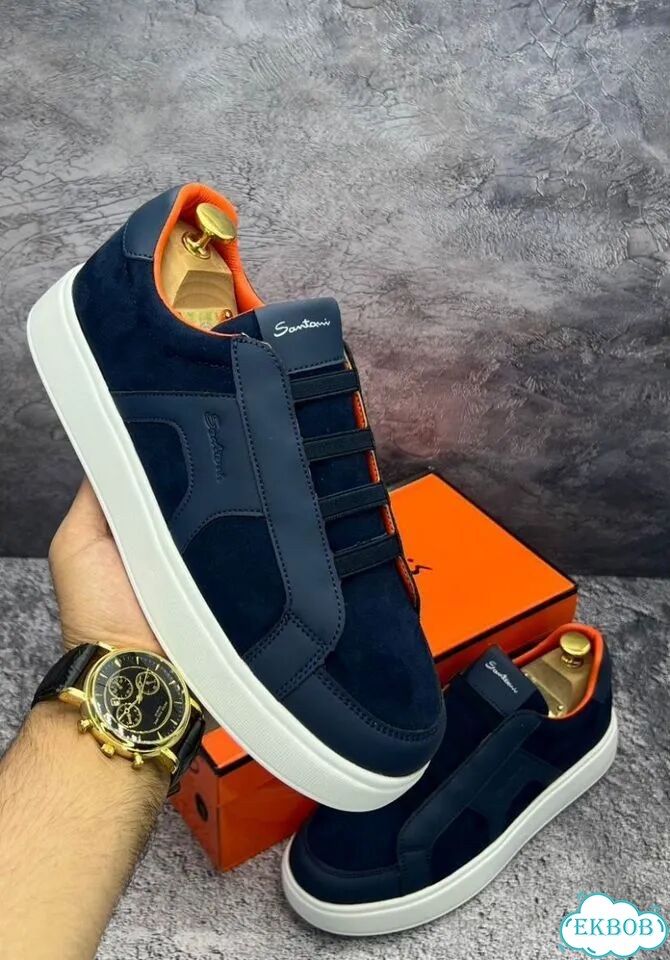 Кроссовки Santoni фото 2