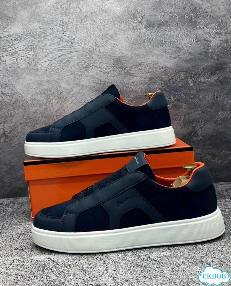 Кроссовки Santoni фото 5