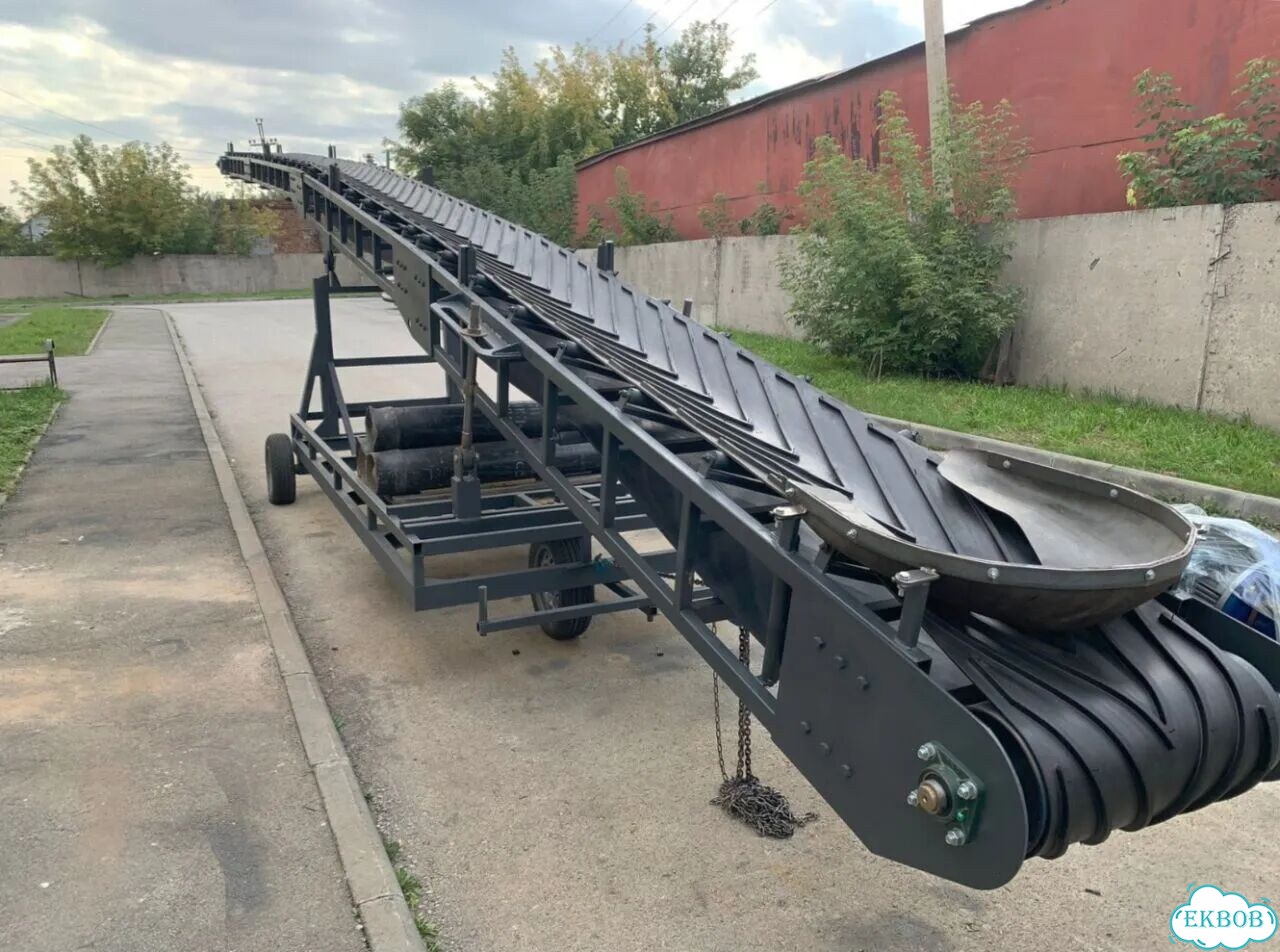 Наклонные ленточные конвейеры для склада фото 6