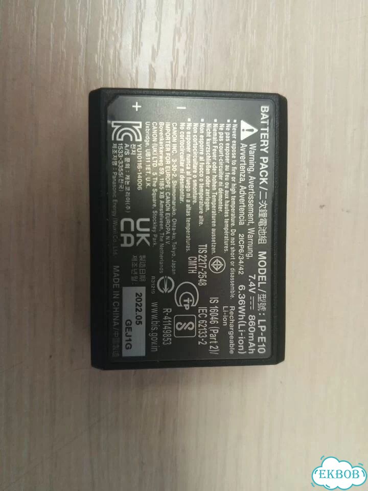 Аккумулятор canon LP-E10 фото 1