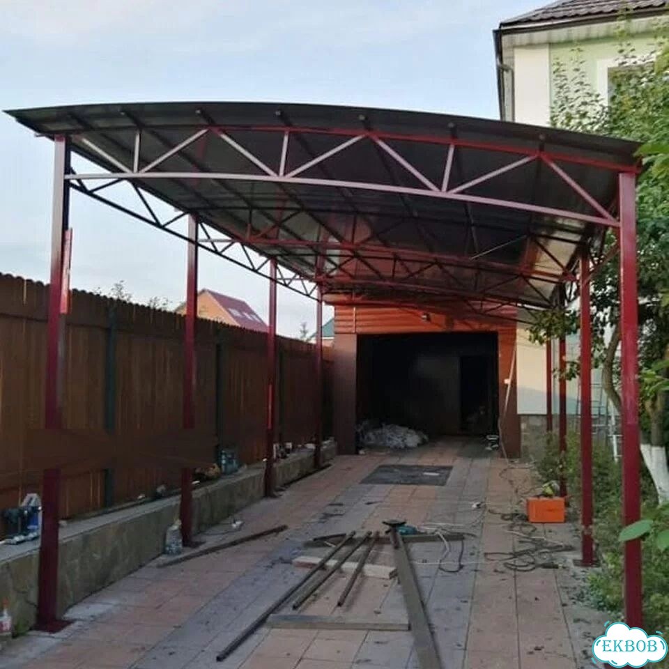 Строительство навесов Установка навесов фото 9