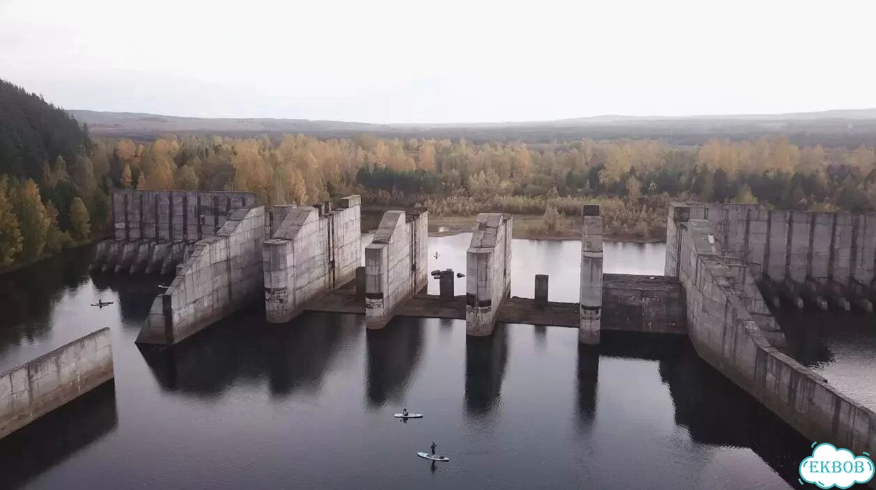 Сплав на сапах. Уфа и заброшенная плотина фото 1