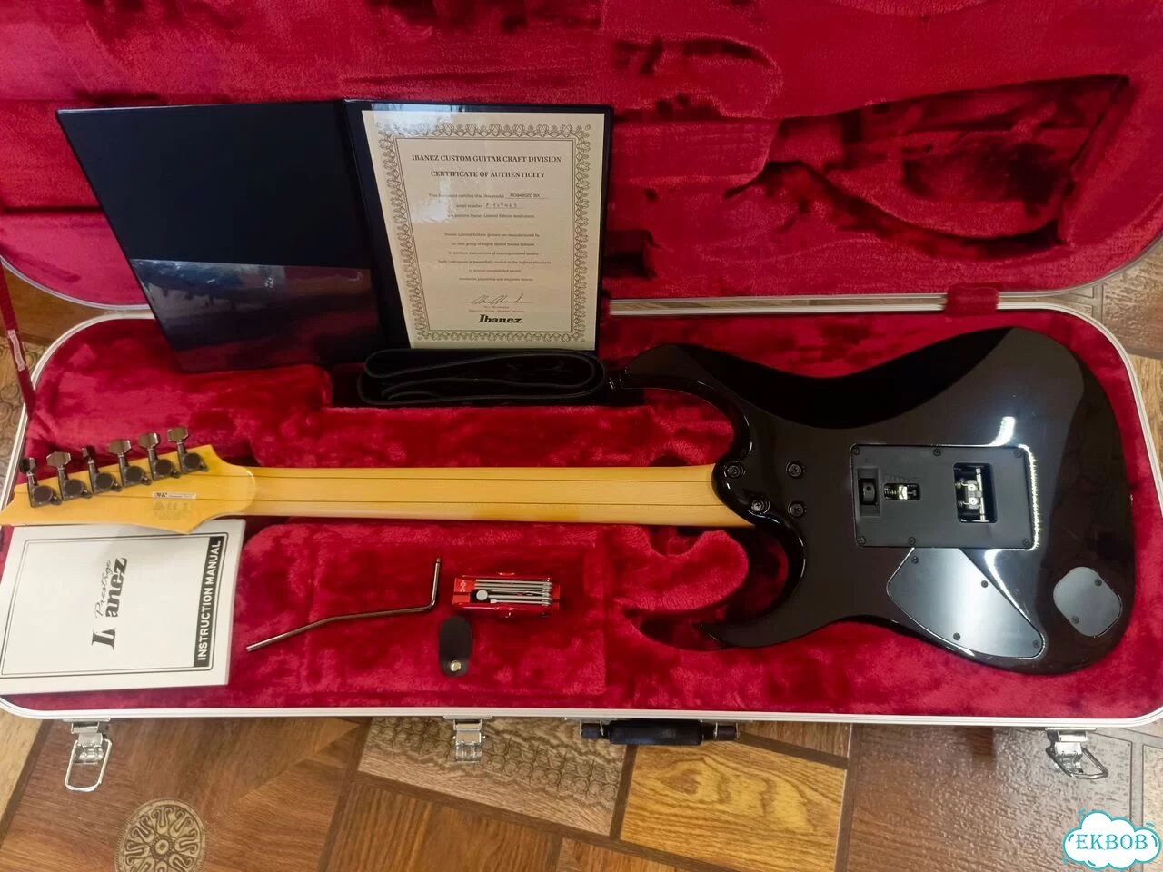 Ibanez J.Custom RG8420ZD BX Trance Black Япония фото 7