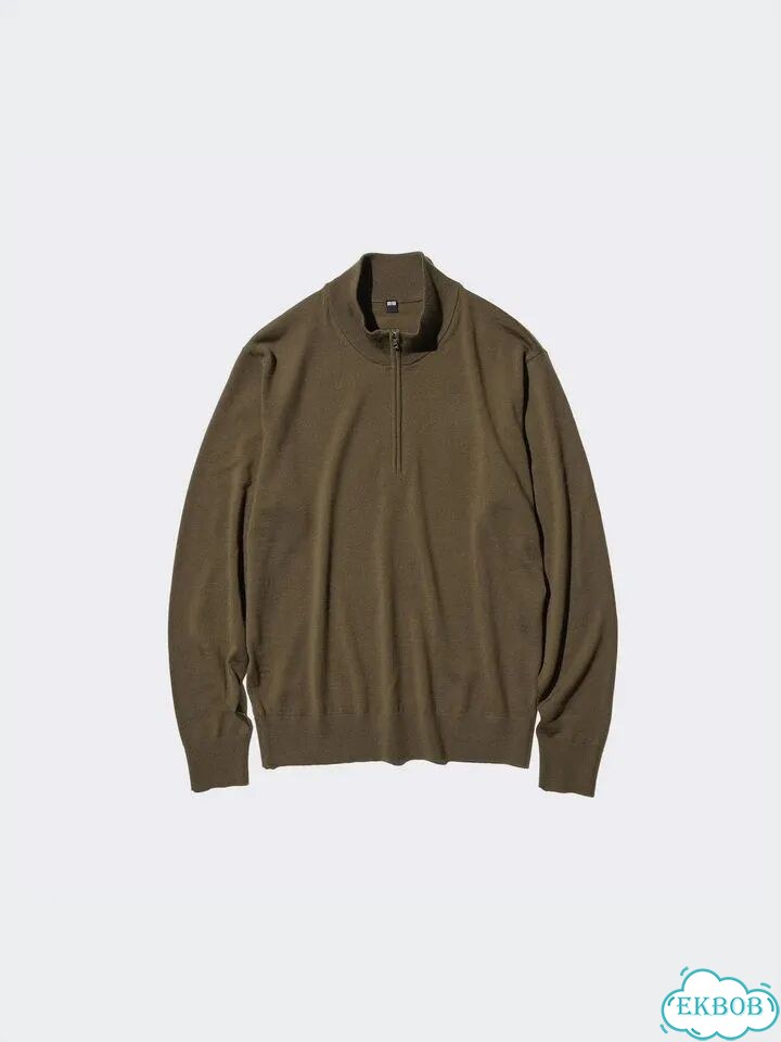 Uniqlo Водолазка мужская с молнией фото 1