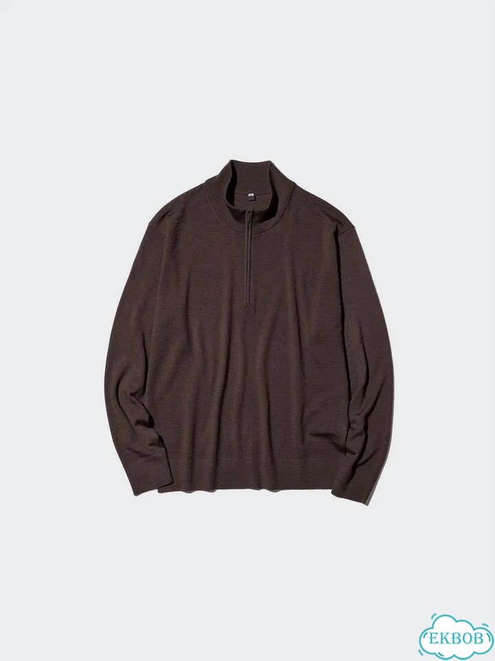 Uniqlo Водолазка мужская с молнией фото 2
