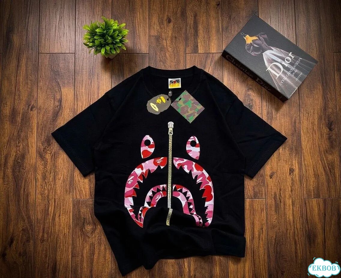 Футболка Bape Shark Red фото 1