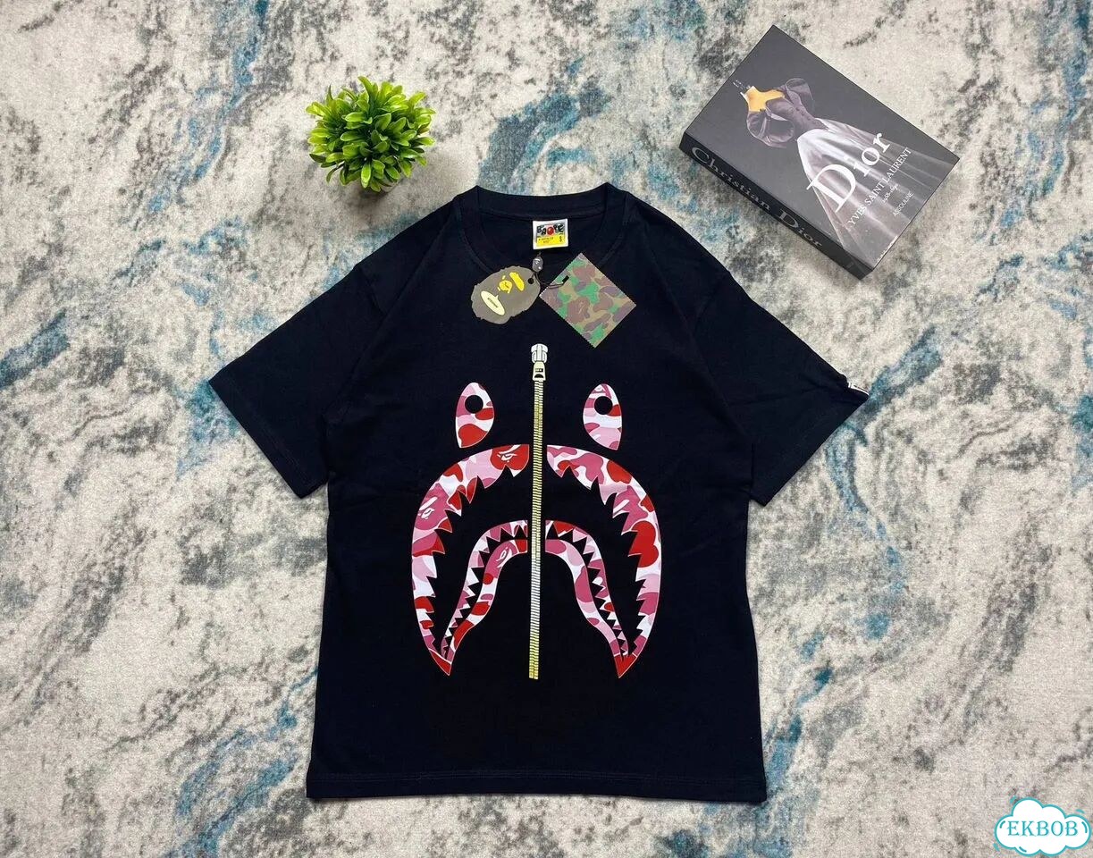 Футболка Bape Shark Red фото 2
