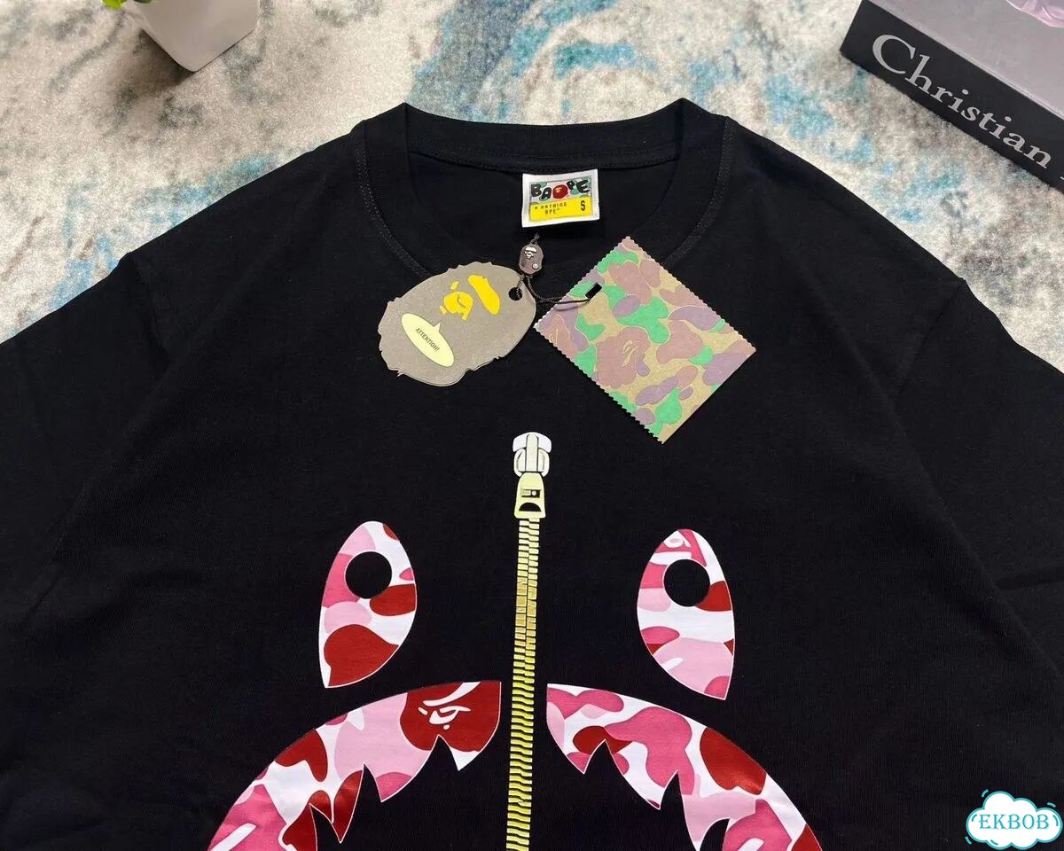 Футболка Bape Shark Red фото 4