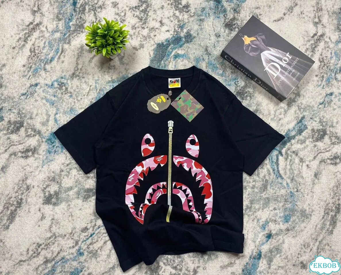 Футболка Bape Shark Red фото 5
