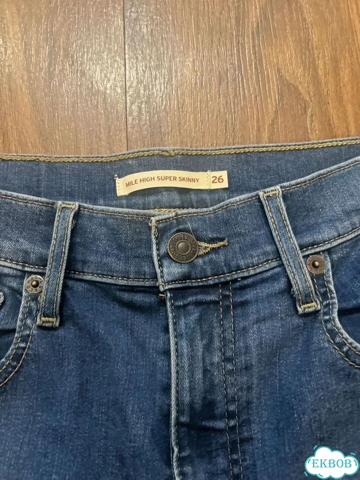 Джинсы женские Levis w 26 w 32 оригинал скини фото 2