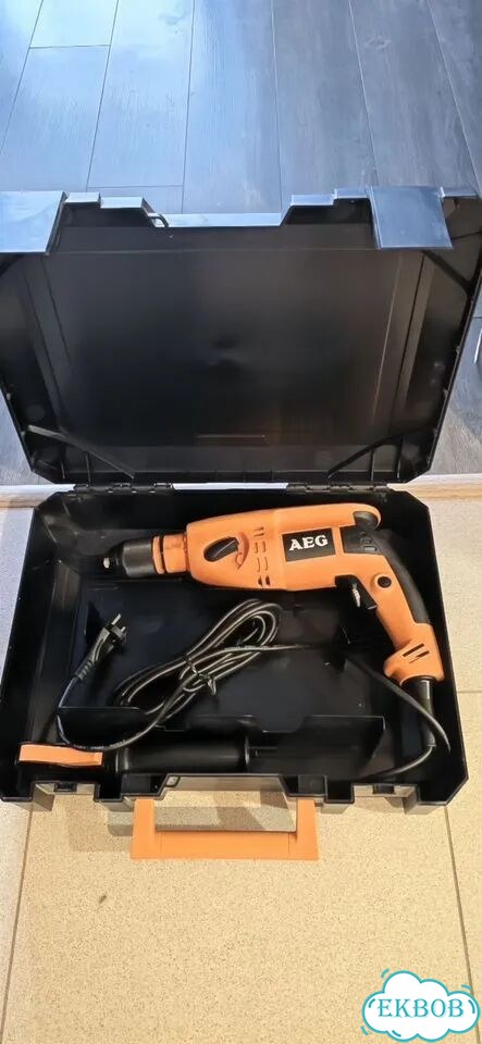 Дрель ударная AEG sb2e 750 rx фото 2