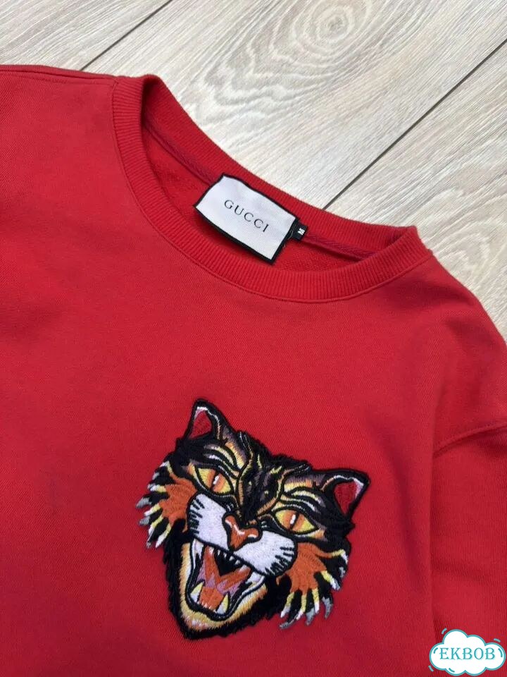 Свитшот gucci angry cat фото 2