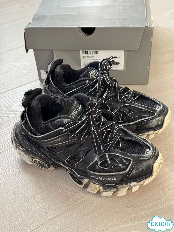 Balenciaga track 1 faded black 38 оригинал фото 1
