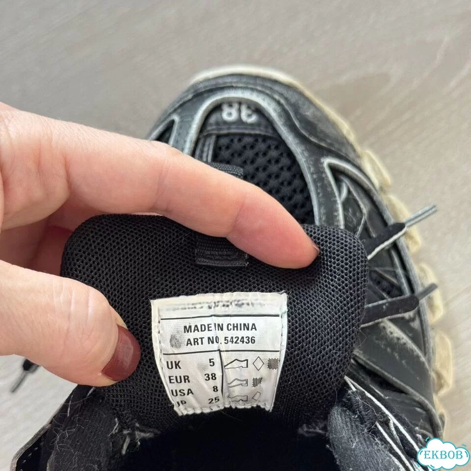 Balenciaga track 1 faded black 38 оригинал фото 6