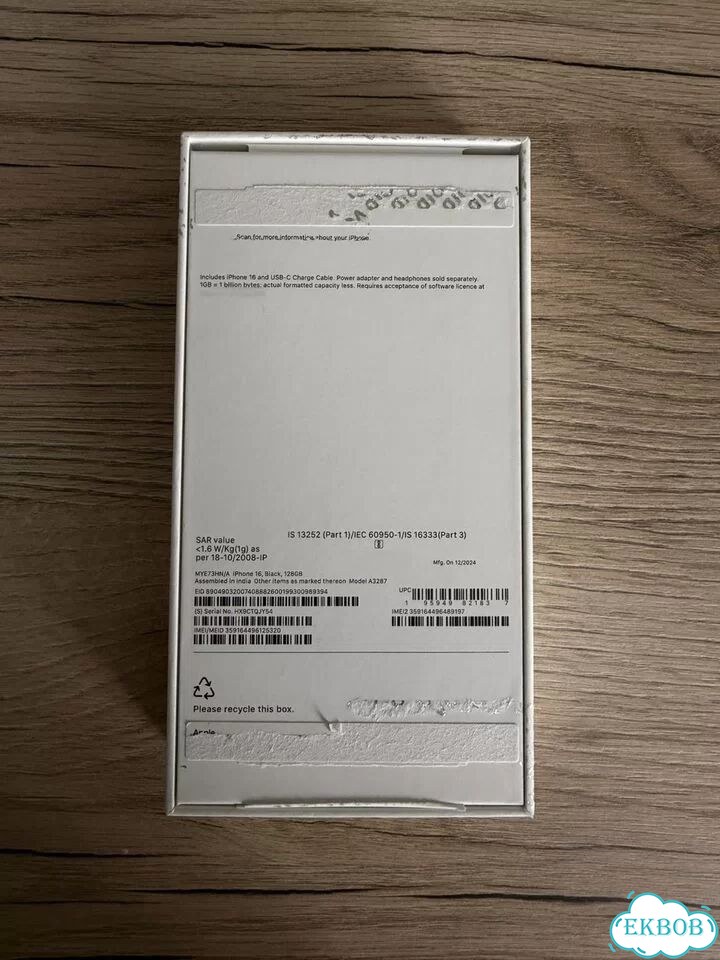 iPhone 16, 128 ГБ, SIM + eSIM фото 2