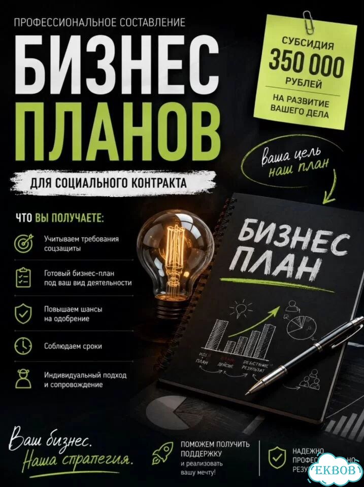 Социальный контракт бизнес план фото 1