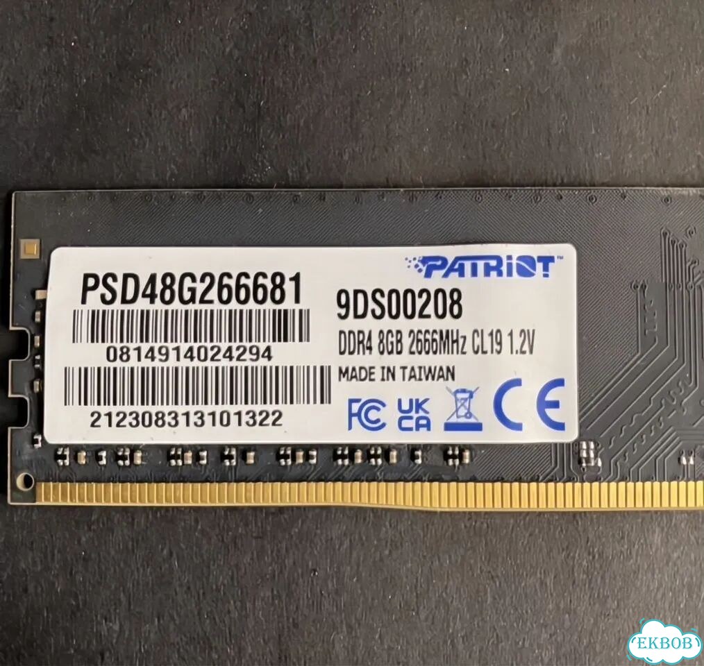 Оперативная память Patriot ddr4 8gb фото 1