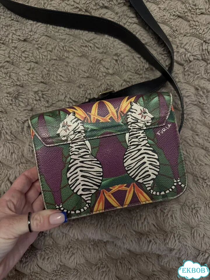 Сумка натуральная кожа furla оригинал фото 2