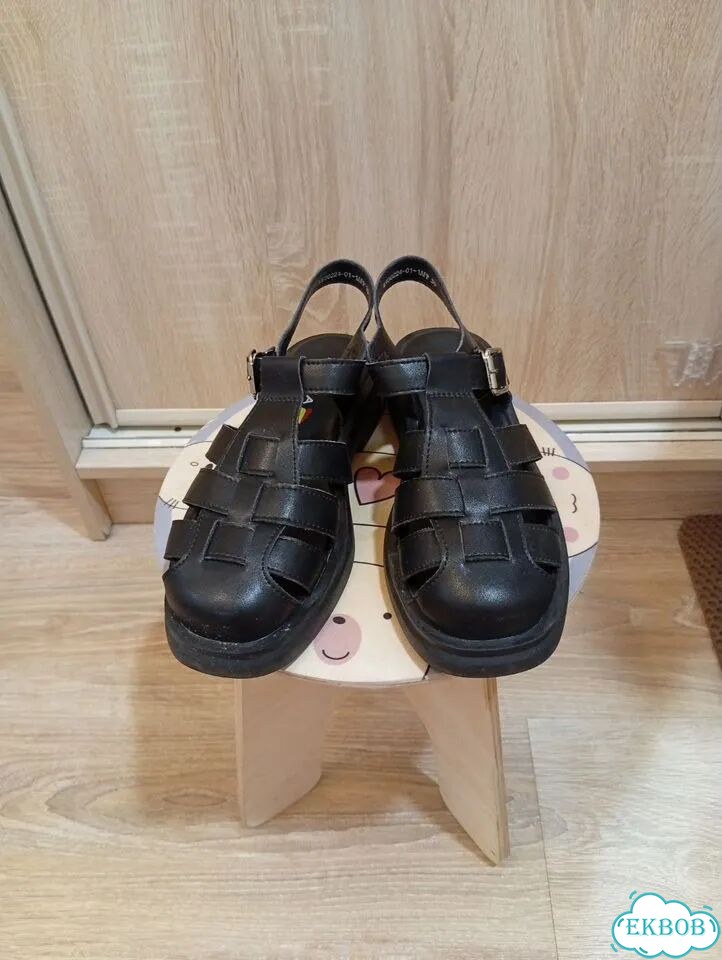 Кожаные сандалии 39 размер фото 3