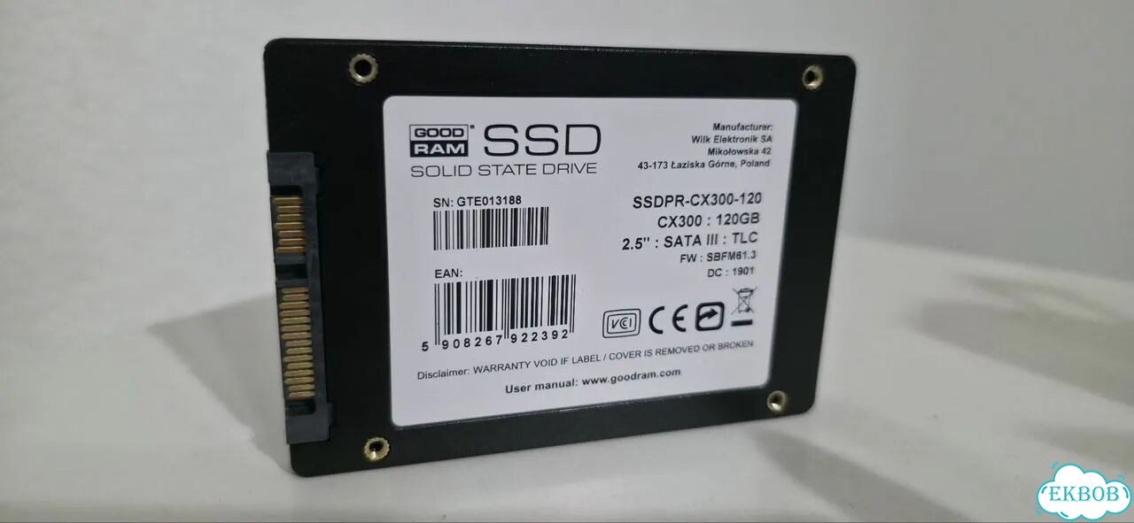 SSD диск GoodRam 120GB фото 2