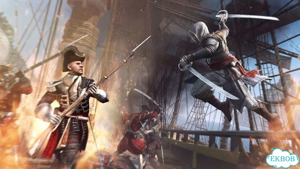 Игра Assassin's Creed 4 (IV) Black Flag (PS4) б/у фото 3