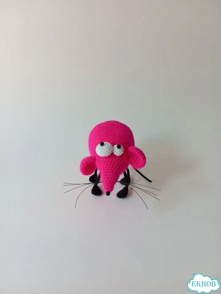 Вязаный крысик. Интерьерная игрушка фото 7