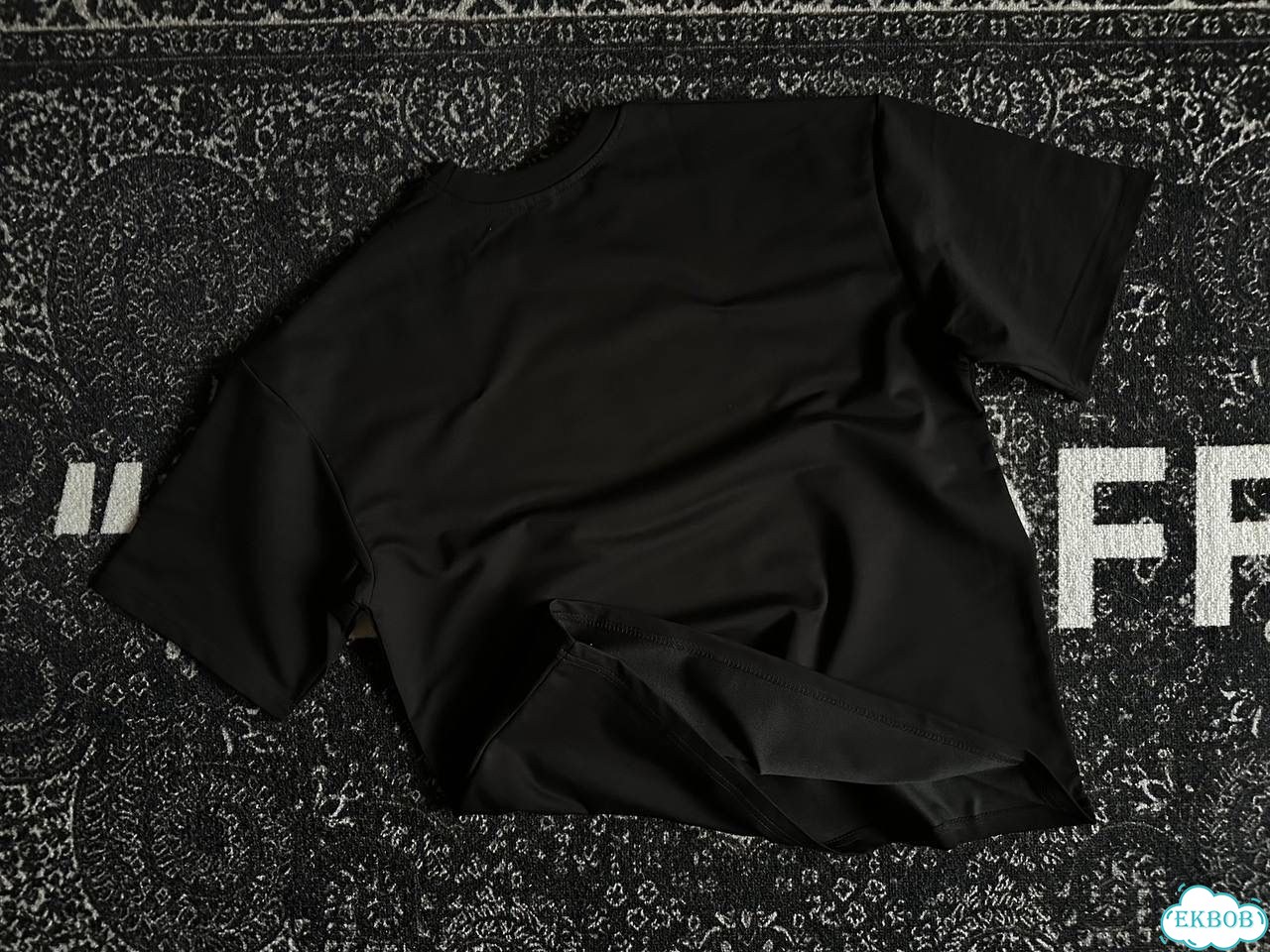 Футболка Yohji Yamamoto YY Signature чёрная фото 6