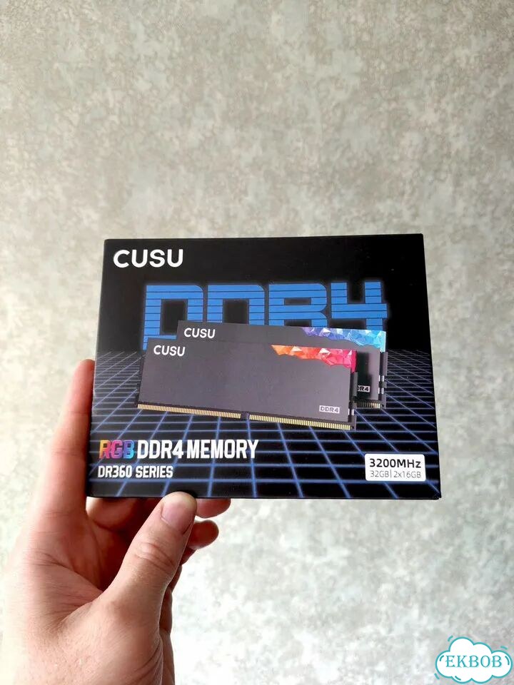 Новая RGB DDR4 32Gb(2x16) 3200мгц XMP2 CL16 Cusu фото 3