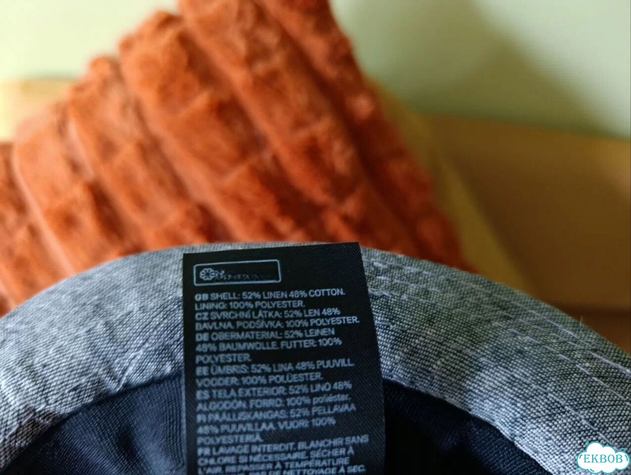 Шляпа мужская летняя лён хлопок H&M 60р фото 4