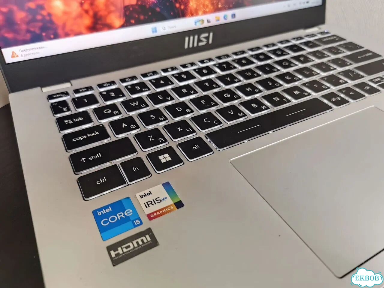 MSI ноутбук 14/IPS Full HD/I5-1235u/8gb/NVme 512gb фото 4