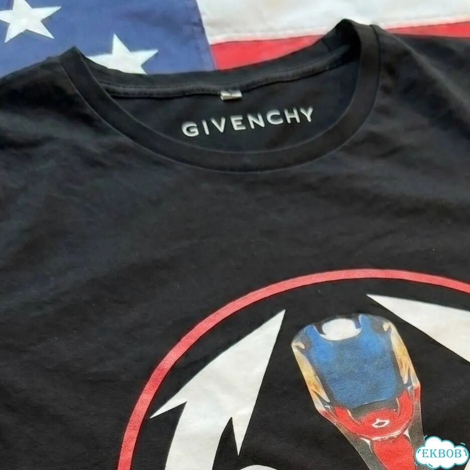 Футболка Givenchy Circle Masai черная фото 5