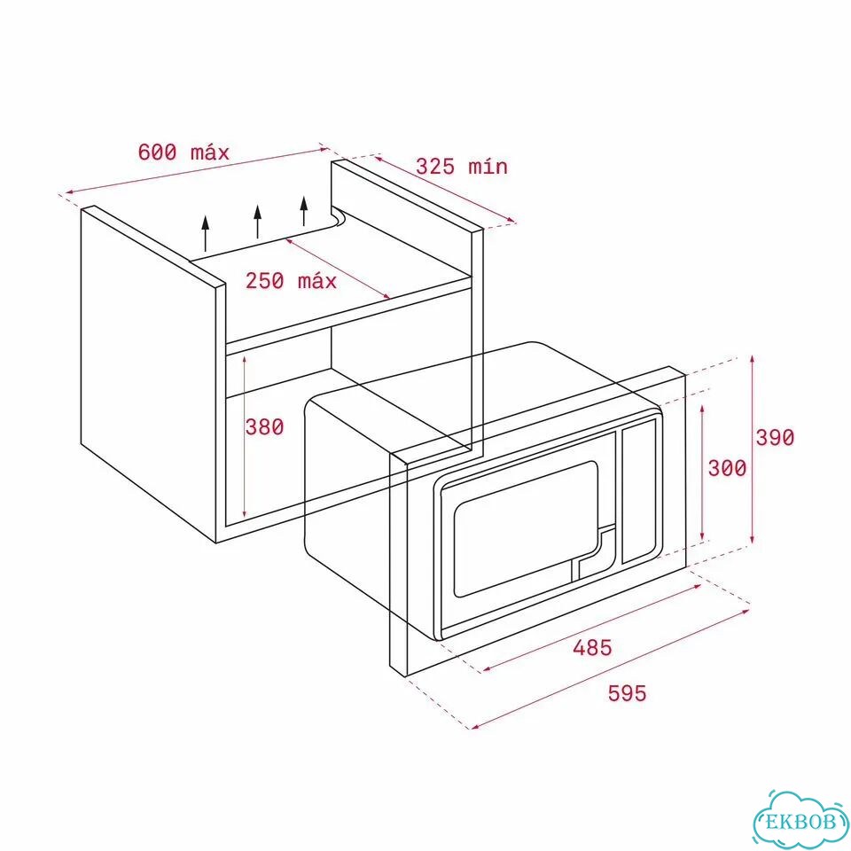 Микроволновая печь teka MS 620 BIS SS фото 2
