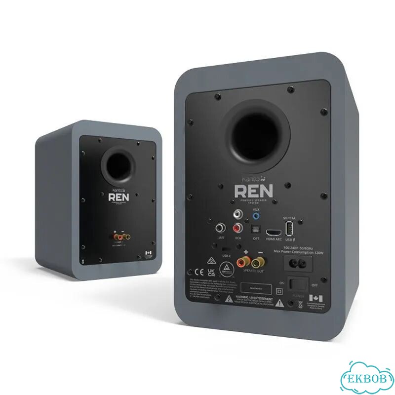 Полочная акустика Kanto Audio REN MG-C Grey фото 3