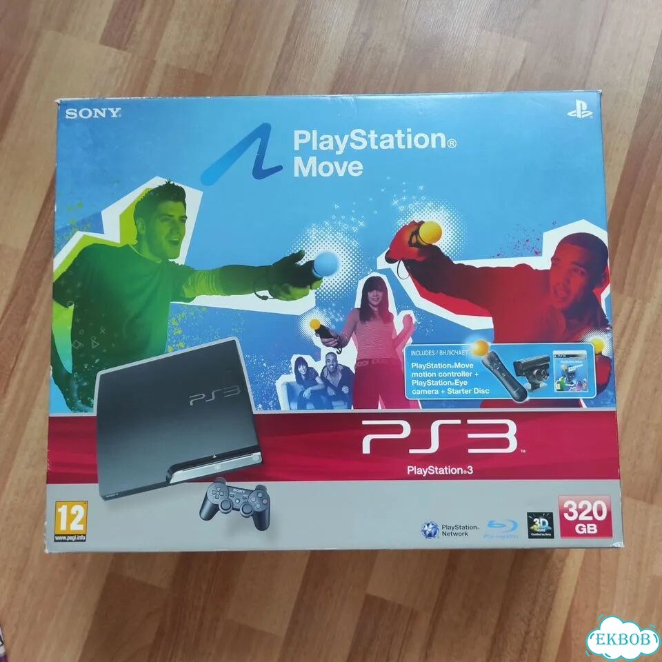 Коробка от приставки PS3 slim фото 10