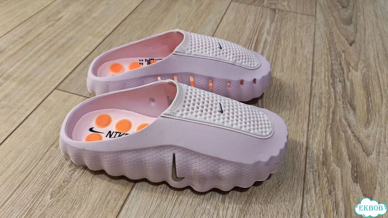 Тапки nike mind розовые фото 1