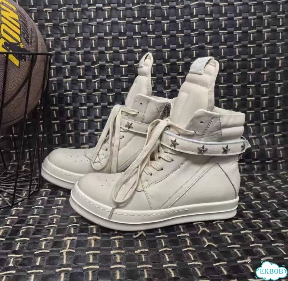 Rick Owens Geobasket x Givenchy кеды белые фото 3