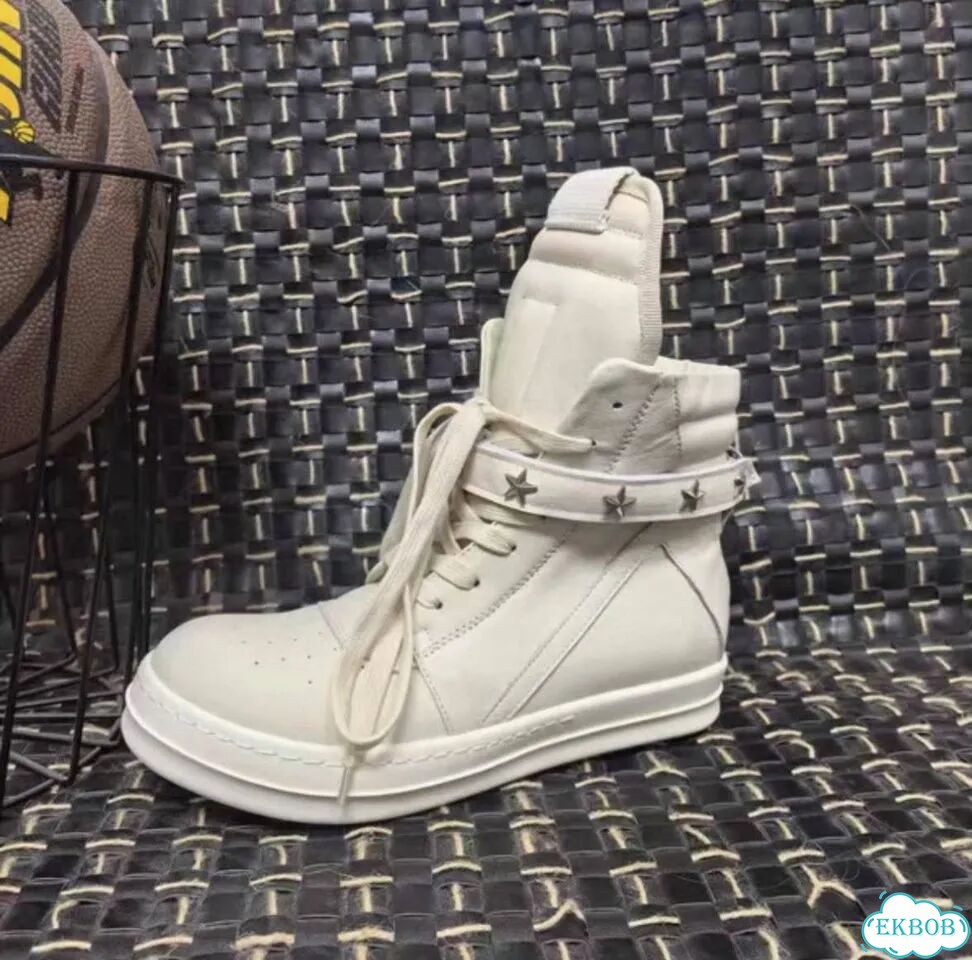 Rick Owens Geobasket x Givenchy кеды белые фото 5