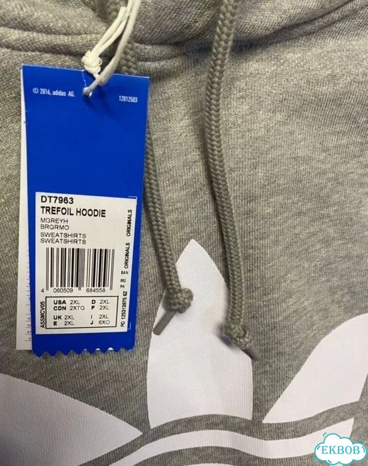 Худи мужское, Adidas trefoil hoodie DT7963 фото 3