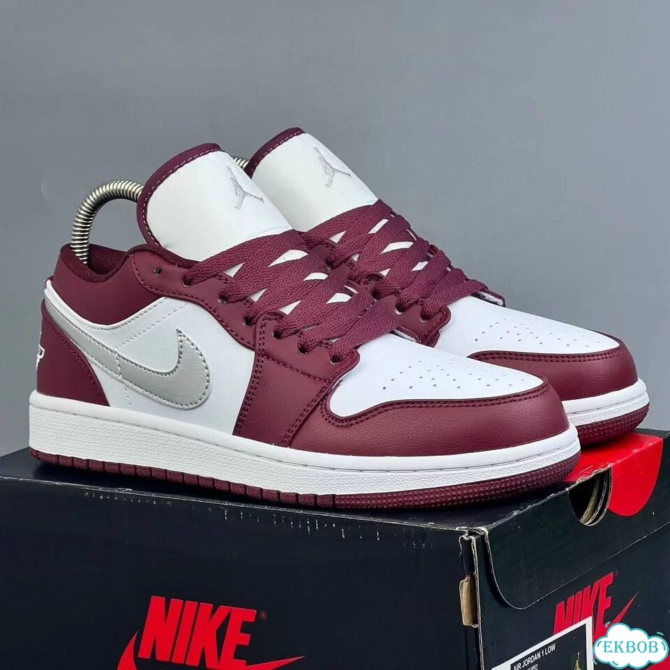 Nike Jordan 1 Low Red White фото 8