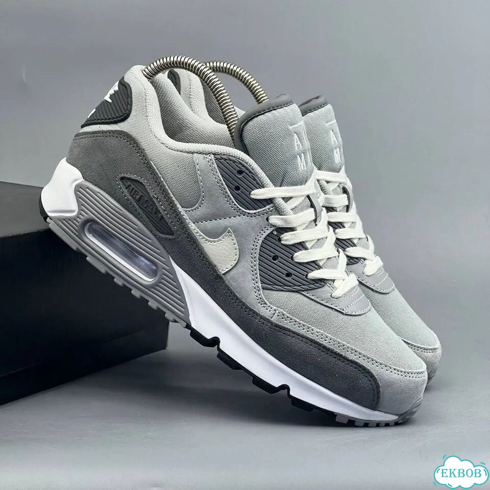 Nike Air Max 90 Grey White фото 1