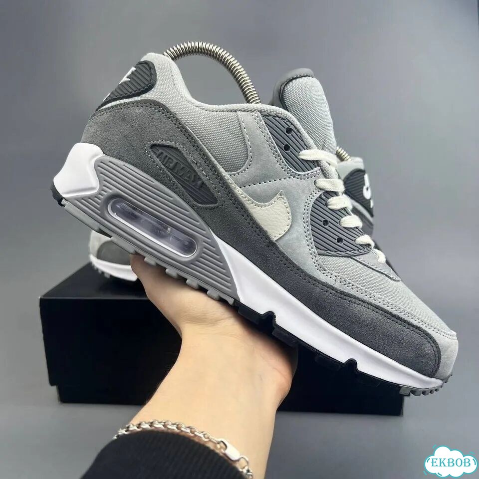 Nike Air Max 90 Grey White фото 2