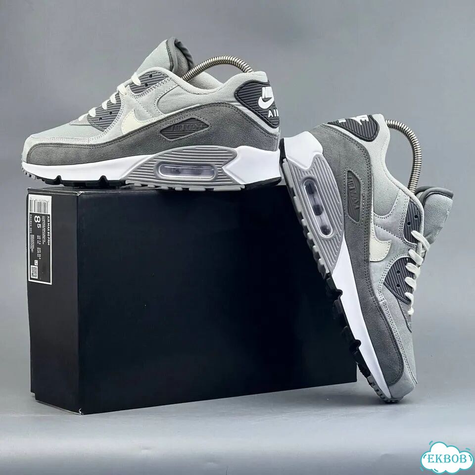 Nike Air Max 90 Grey White фото 3