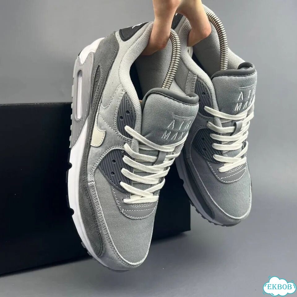 Nike Air Max 90 Grey White фото 6