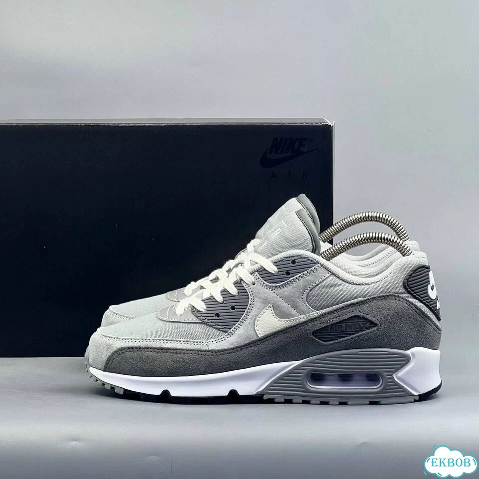 Nike Air Max 90 Grey White фото 7