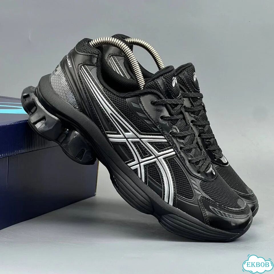 Asics Gel Kinetic Fluent Black Silver фото 1