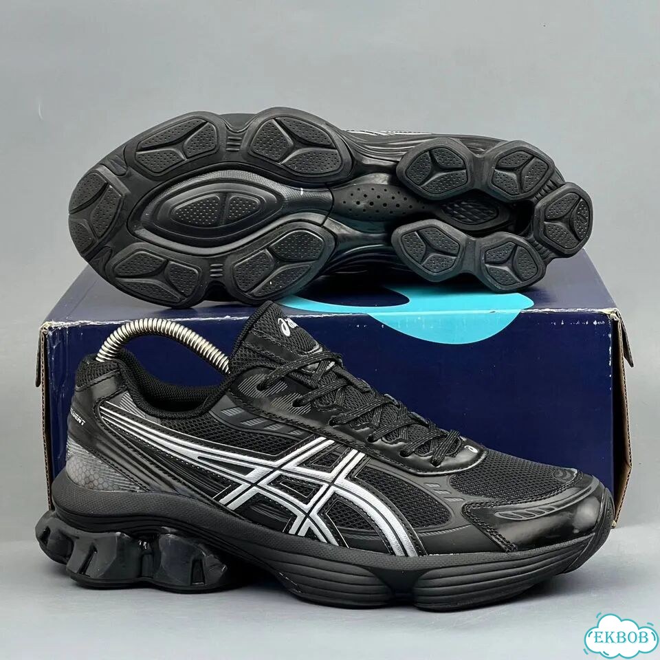 Asics Gel Kinetic Fluent Black Silver фото 3