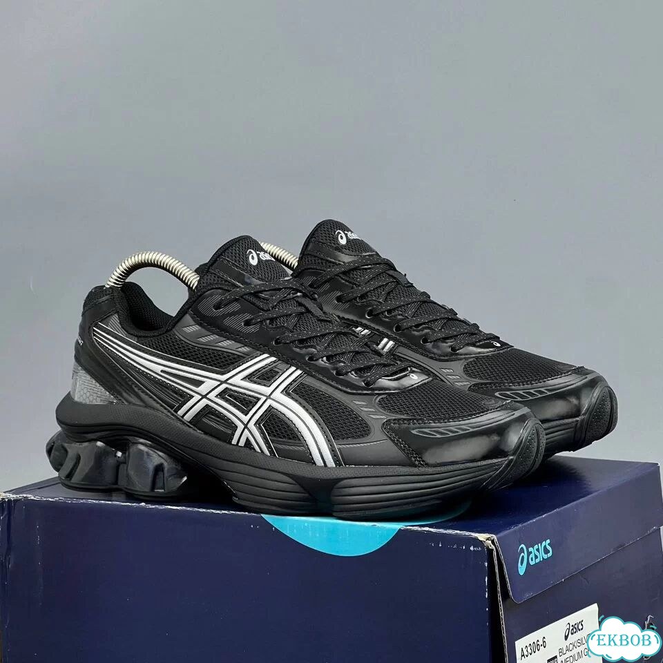 Asics Gel Kinetic Fluent Black Silver фото 7