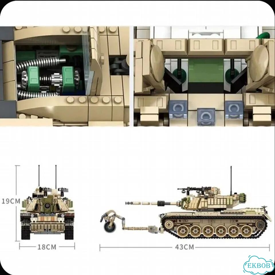 Конструктор Техник Тяжелый танк M60 фото 6